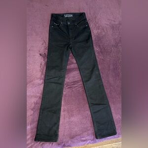 Woman’s Kimes Ranch bootcut jeans. “Sarah”, 00/34, color black.